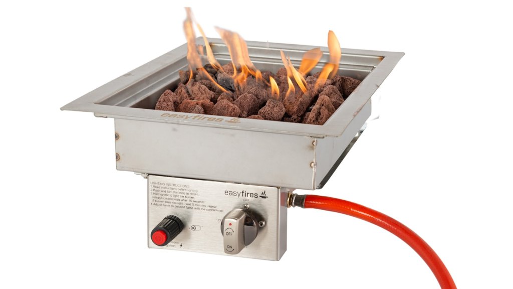 easyfires inbouwbranders vierkant 30x30cm 