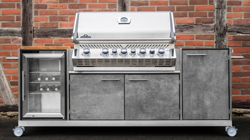 niehoff Outdoorkuche pro hpl zement