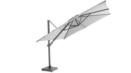 4 seasons outdoor siesta  Ampelschirm 300x300cm antraciet mid grey