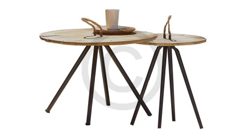 applebee elle coffee table set teak