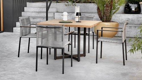 applebee jakarta dining grey 