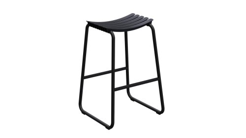 houe reclips dining alu barstoel black