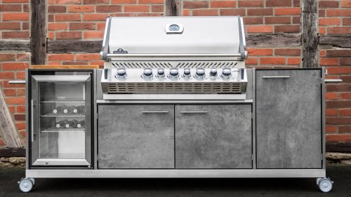 niehoff Outdoorkuche pro hpl zement