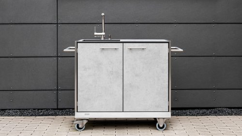 niehoff buitenkeuken kraan spulwagen 