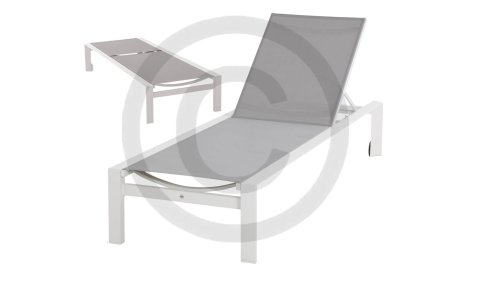 taste 4seasons tropic sunbed white