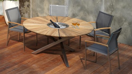 Zebra Setax esstischgruppe anthrazit